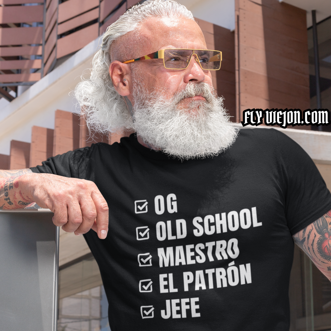 OG Old School Maestro El Patron Jefe T-Shirt